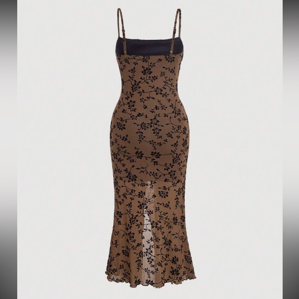 Split floral dress - Picture 2 of 4